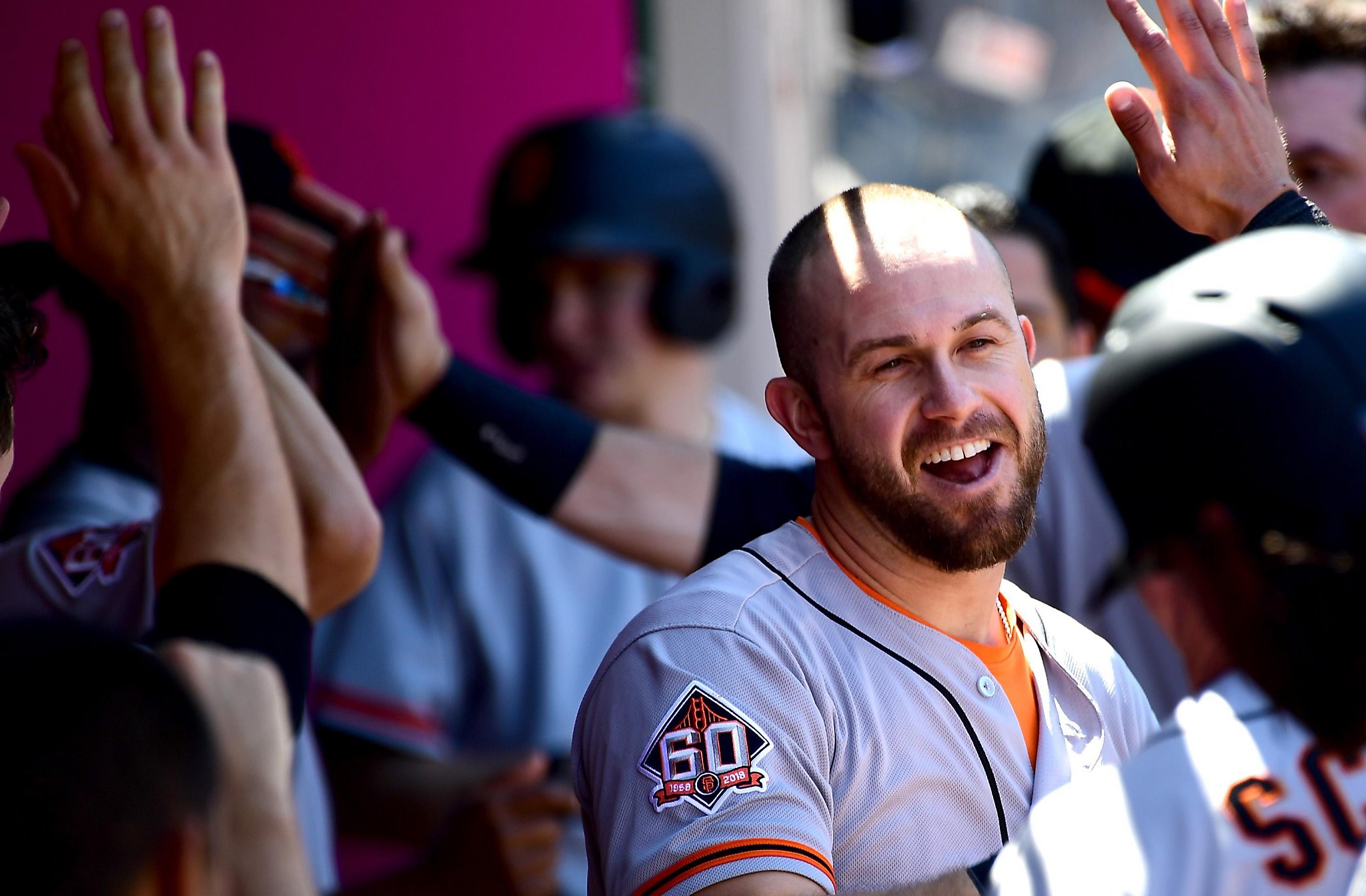 San Francisco Giants - 2018 Game Used Jersey - Evan Longoria Game