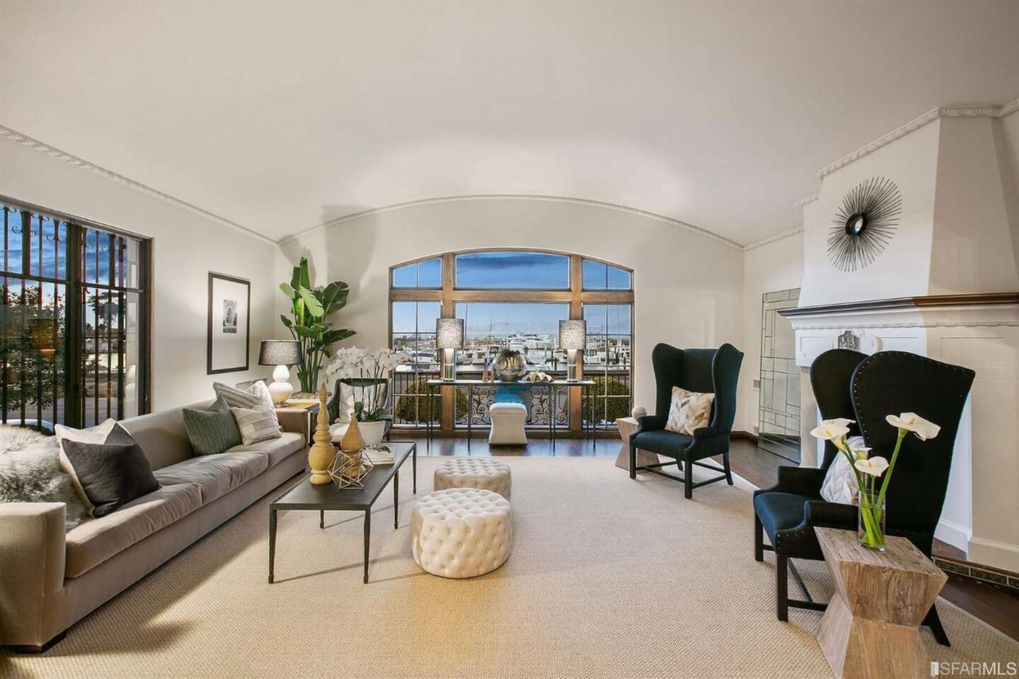 Spanish Mediterranean with frontrow spot on S.F. Bay listed for 5.9