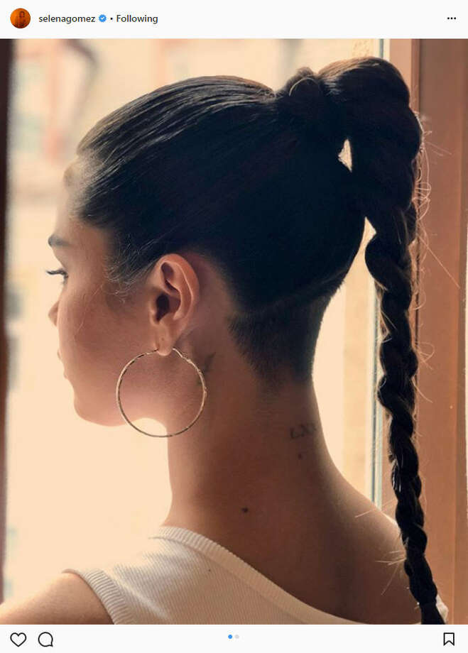 Risultati immagini per selena gomez shaved braid instagram