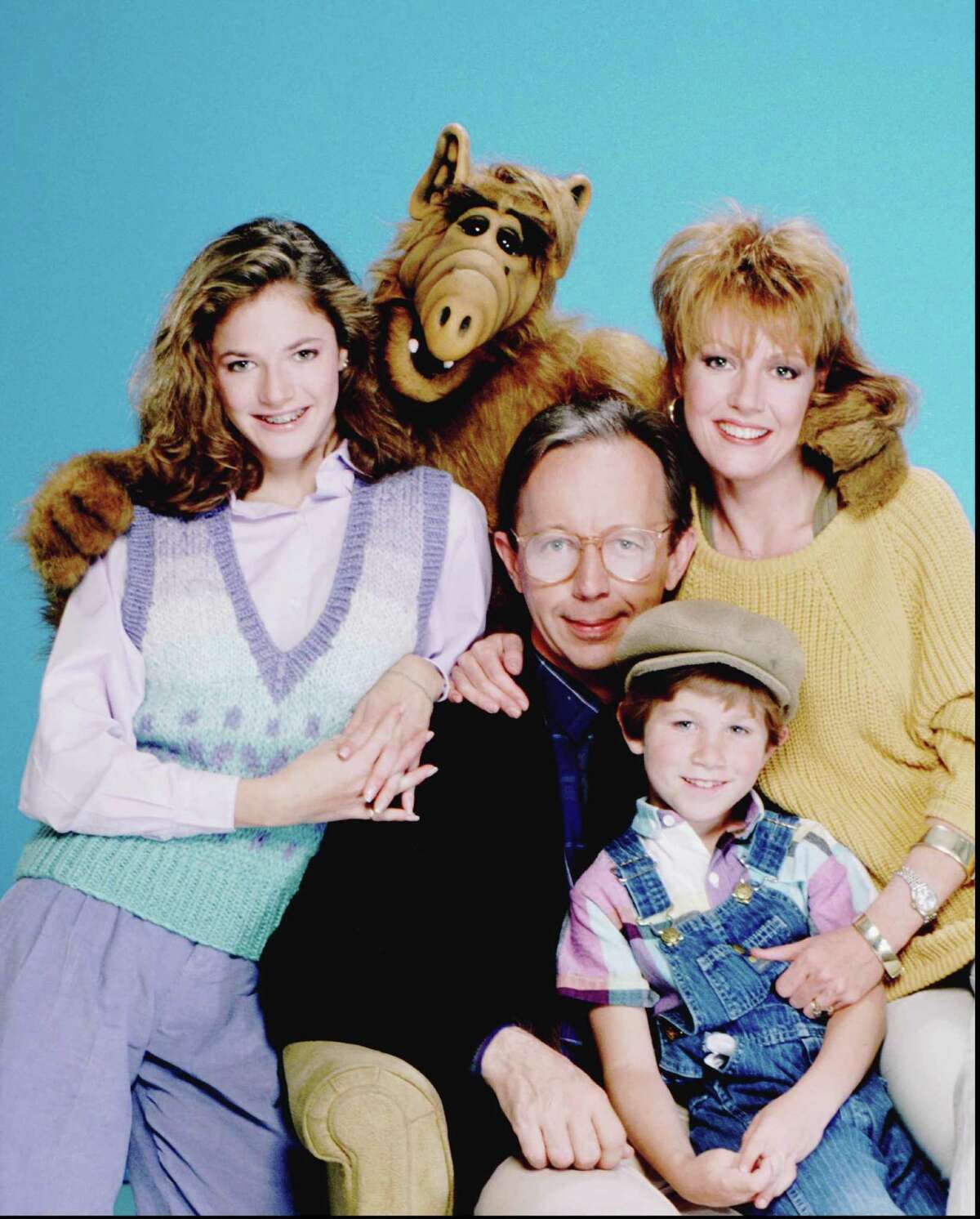 From ALF -- The cast of 'Alf' -- FUNNIEST MOMENTS OF TV'S FUNNIEST FAMILIES --For four decades, television viewers have laughed and cried with a wide array of television families. Whether traditional familes or 'nonconventional families,' Americans have welcomed them into their homes and, while laughing with them, have been exposed to issues that affected their own families. 'A Tribute to TV's Funniest Families' is a Big Daddy Production. Scott and Kerri Friedland are the executive producers. Vince Manze is co-executive producer. -- NBC PHOTO BY: Gary Null.