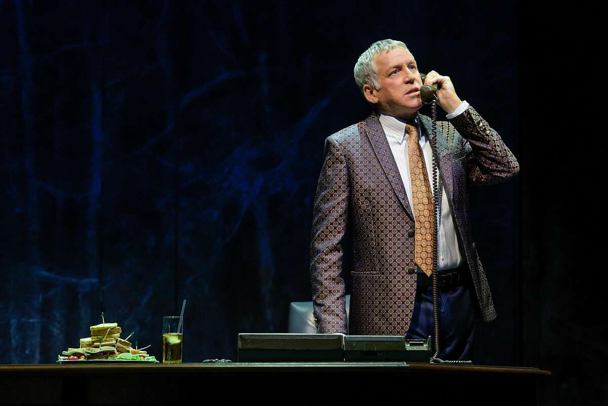 Stephen Spinella as Roy Cohn in Berkeley Repertory Theatre�s production of "Angels in America, Part One: Millennium Approaches."