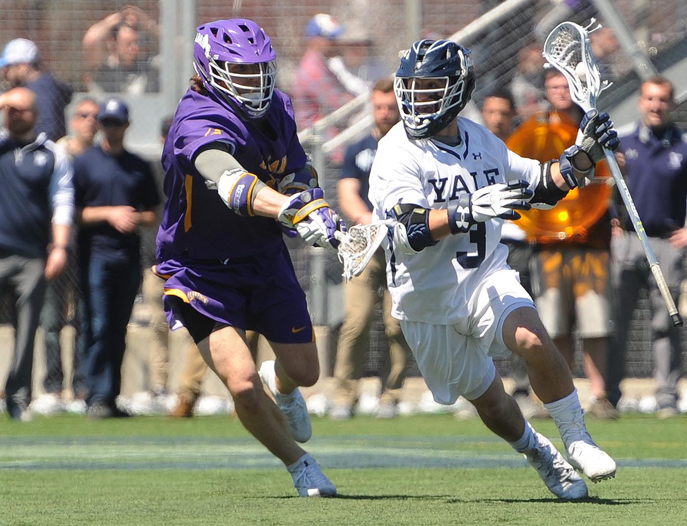 Yale men’s lacrosse team vaults into top spot in national poll