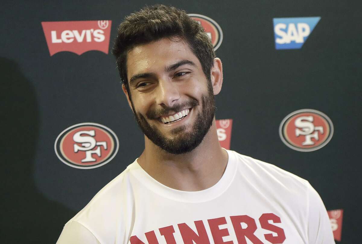 Let’s face facts, Jimmy Garoppolo’s beard turned heads.