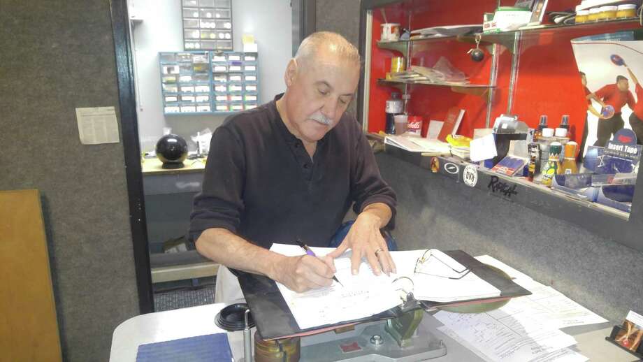 Ken Hall will close up his pro shop at Spare Time-Latham on May 15. (Times Union/Pete Dougherty)