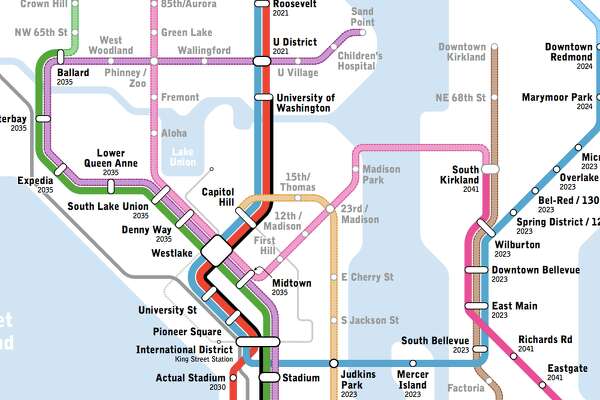 Seattle Subway System Map