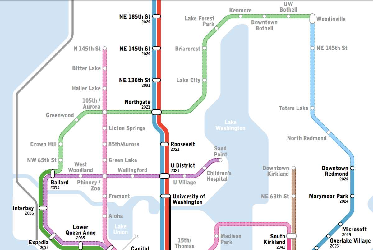 Seattle Subway proposed expansion of light rail