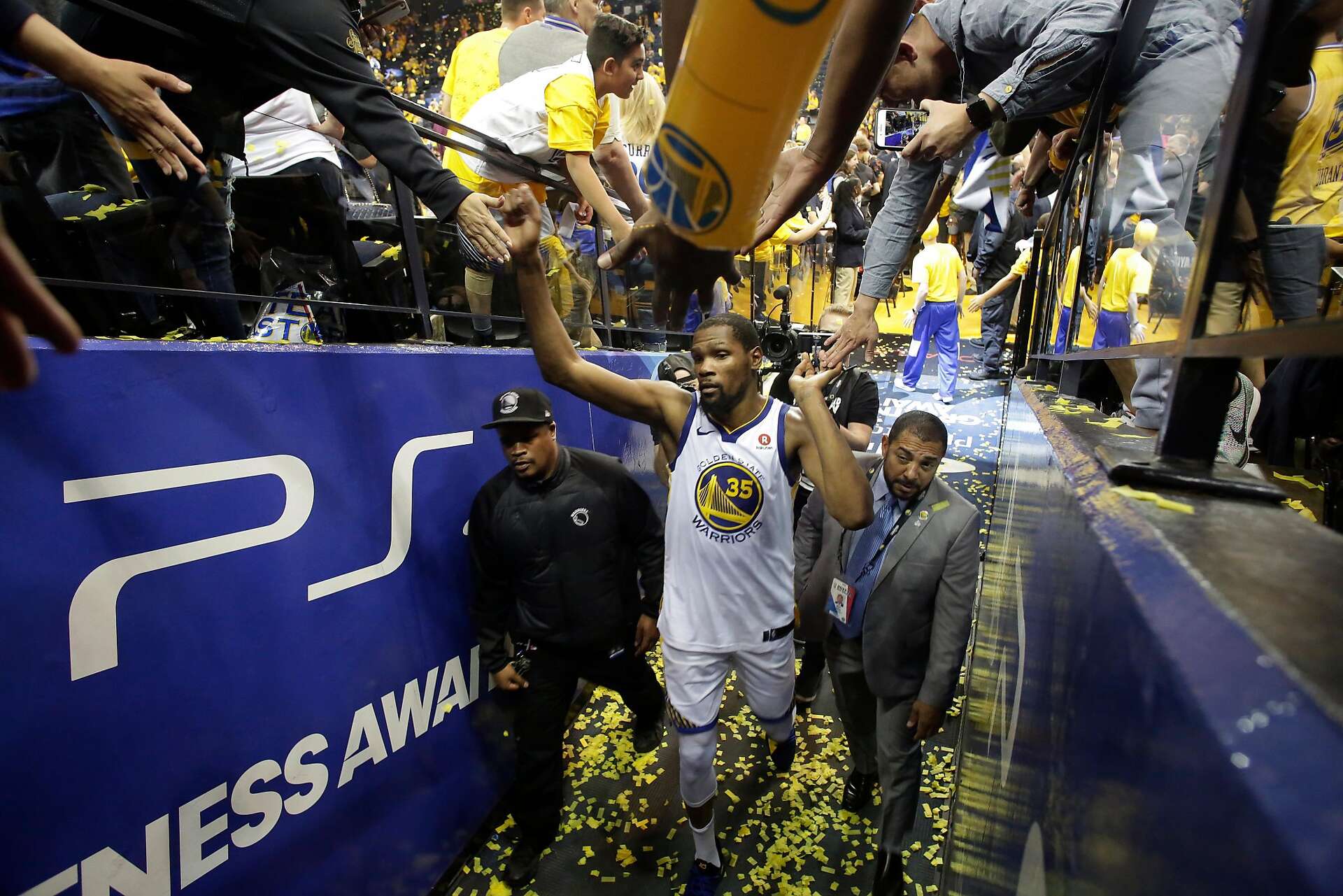Warriors beat Spurs in 5, face Pelicans in Western Conference semifinals, image size:1920x1281