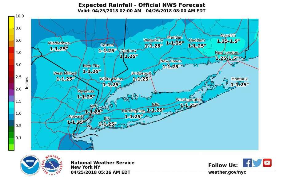 Heavy rain, T-storms in the forecast - Connecticut Post