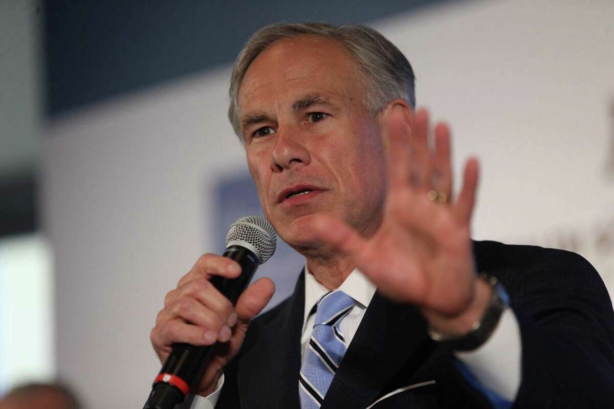Texas Governor Greg Abbott, shown in Houston on Monday, April 23, 2018, has called for a special election to fill the 27th Congressional District seat vacated by Republican Rep. Blake Farenthold.