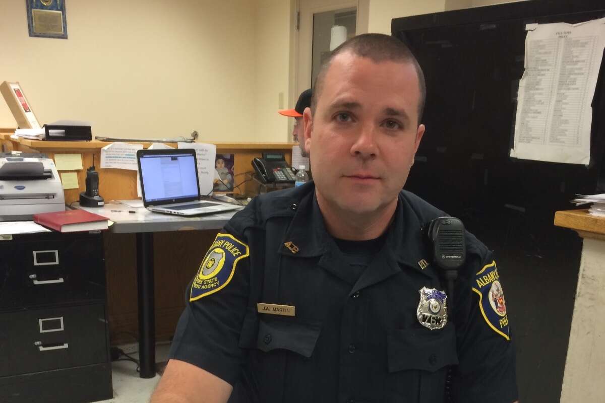 Jason Martin, an Albany police detective, is battling cancer.