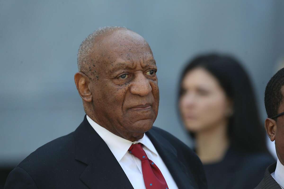 Bill Cosby walks out of the Montgomery County Courthouse on Thursday, April 26, 2018 in Norristown, Pa. after learning a jury found him guilty of sexual assault. (David Swanson/Philadelphia Inquirer/TNS)
