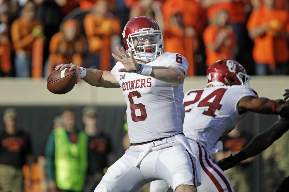1. Cleveland Browns -- QB Baker Mayfield, Oklahoma The Browns pick up their (latest) quarterback of the future in the 2018 Heisman winner, who will have to overcome less-than-prototypical height and questions about whether his success was engineered by superior coaching in college.