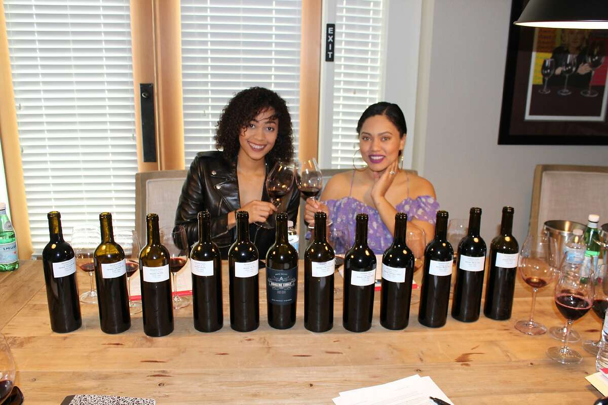Ayesha Curry and Sydel Curry, the wife and sister of Warriors player Stephen Curry, debut their new wine: Domaine Curry Napa Valley Cabernet Sauvignon 2015