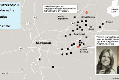 golden state killer victims map golden state killer victims map