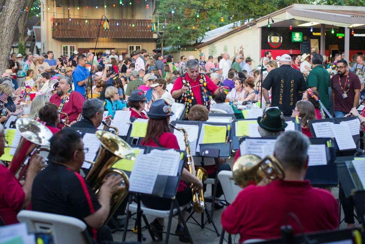 The beer garden at Beethoven Maennerchor was overflowing for Gartenfest