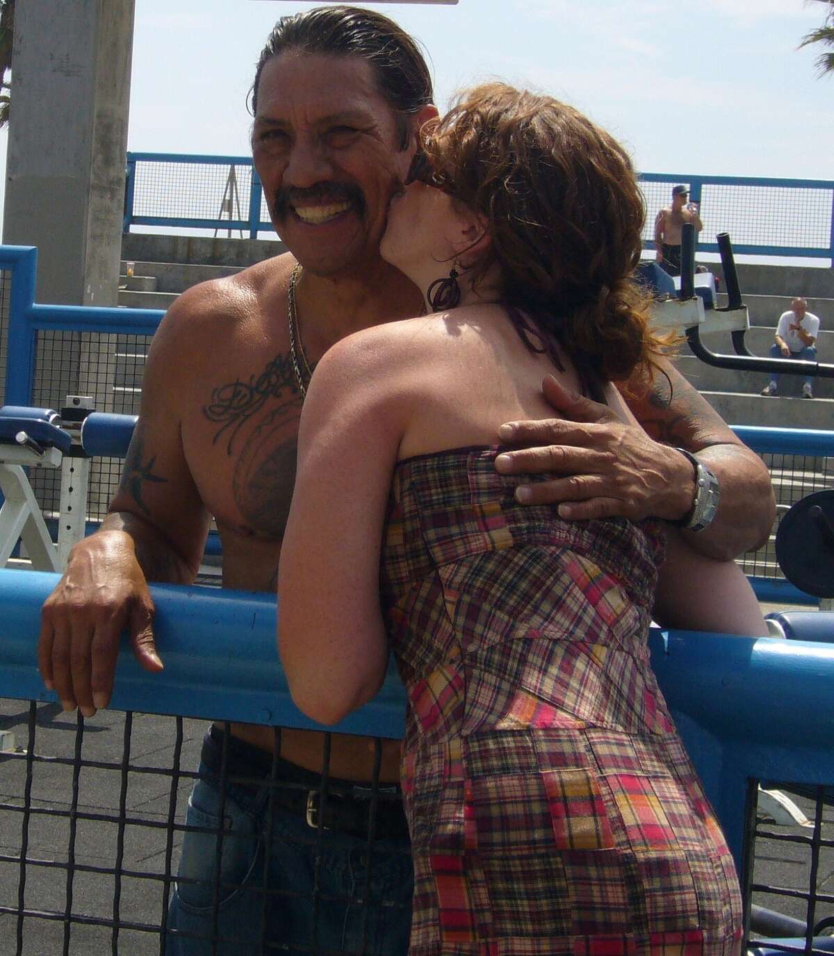 2. I kissed Danny Trejo (star of "Machete") on the cheek.
