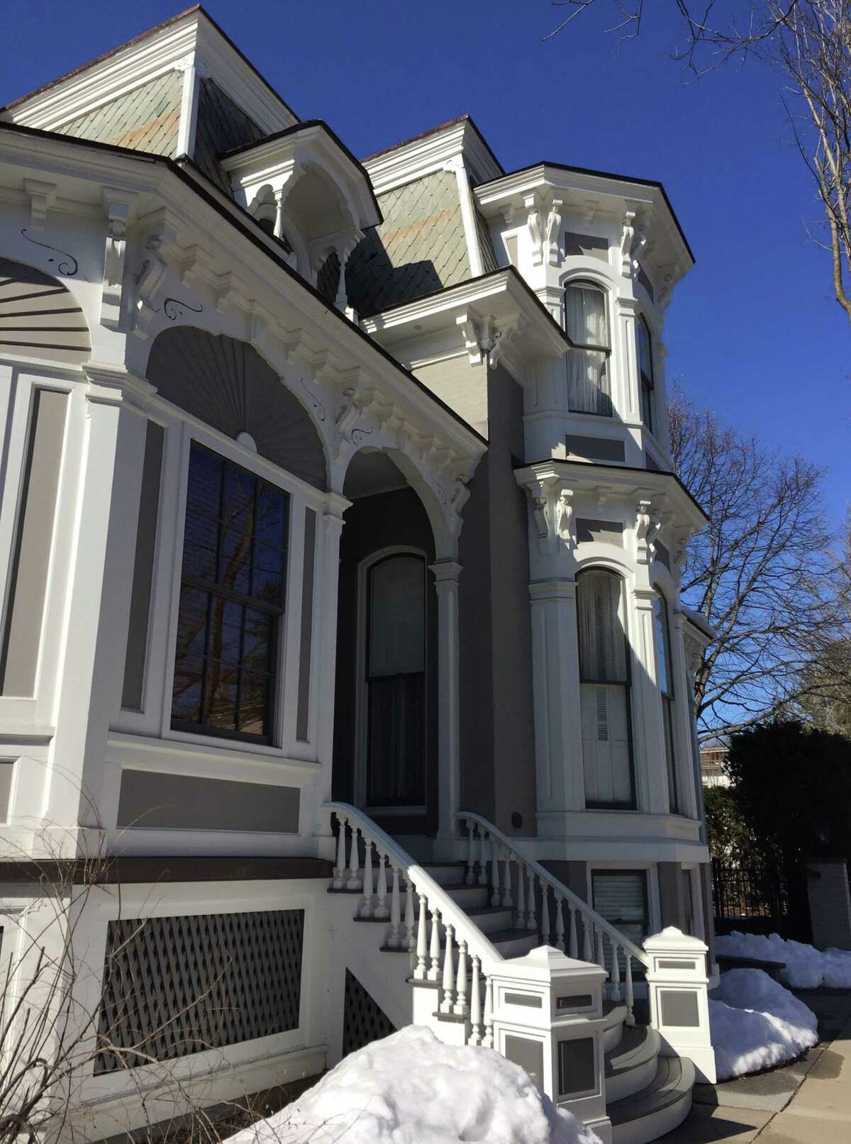 150 Phila St., Saratoga Springs, will be the site of a porch party Thursday, May 10, to benefit the Saratoga Springs Preservation Foundation. It's also a stop along a self-guided tour of historic homes May 12. (Photo provided)