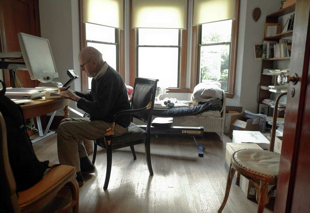Poet Lawrence Ferlinghetti, who just turned 99, spends quiet time at his home in San Francisco. Poetry can make you meander through an Italian piazza or put you on an emotional rollercoaster speeding through the dark and heavy realities no one discusses out loud.