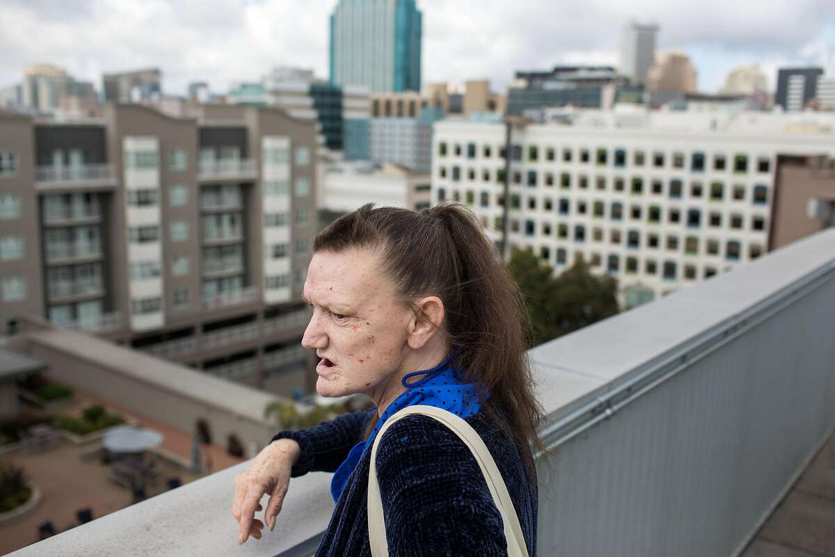 Cindy "Brandy" Werling, 52, lives in an apartment building that provides their residents with access to a rooftop which Cindy often takes advantage of. Last fall, for the first time in decades, Cindy moved out of supportive housing into her very own apartment, thanks to a HUD rent voucher.