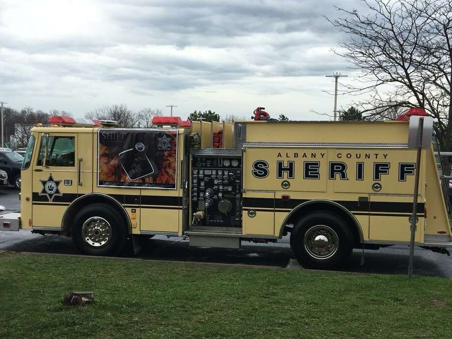 Kickoff for the Sheriff's Inmate Fire Training program in Albany County (image from facebook.com/craig.apple.9) Photo: Kickoff For The Sheriff's Inmate Fire Training Program In Albany County (image From Facebook.com/craig.apple.9)