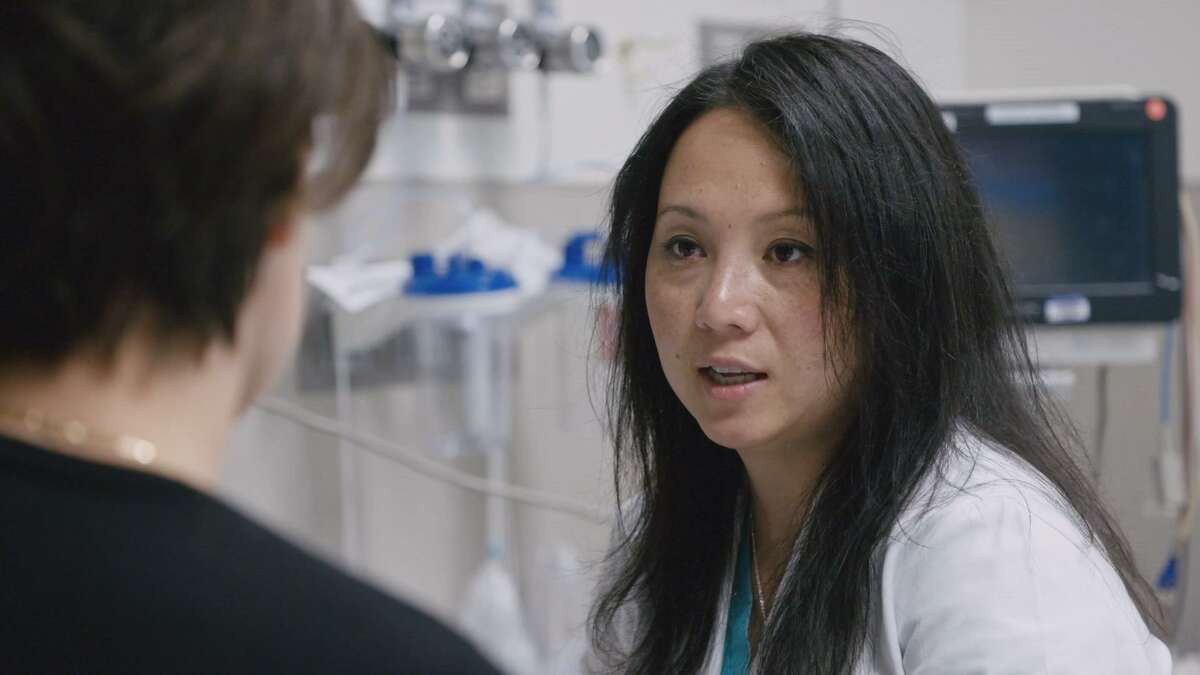 University Hospital pediatric trauma surgeon Dr. Lillian Liao, interviewed on the HBO news show “Vice” about her treatment of victims of the Sutherland Springs shooting late last year.