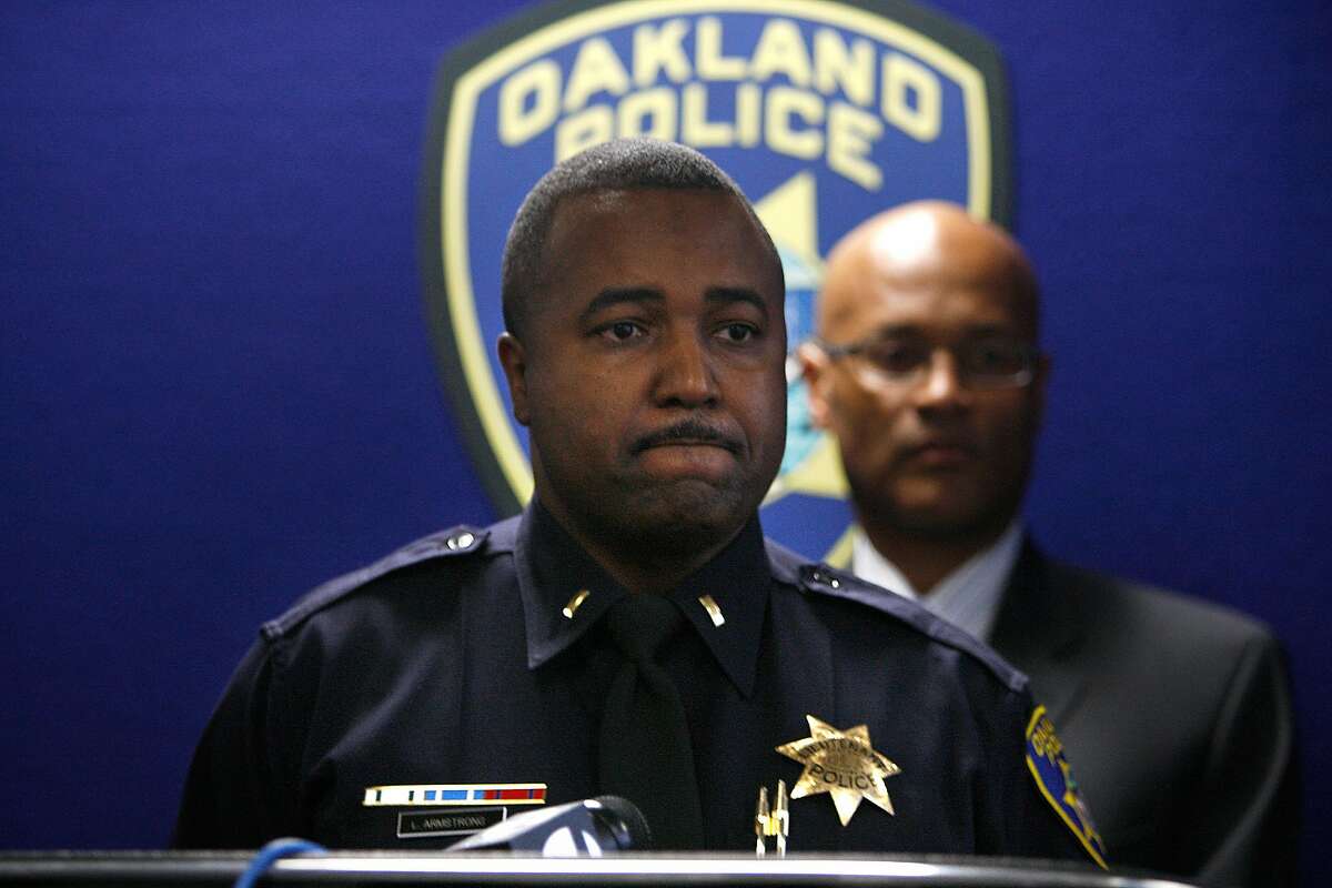 Lt. Leronne Armstrong speaking about the case of the at-risk 16 year old victim in a press conference at the Oakland police department in Oakland, Calif., on Monday, December 3, 2012.