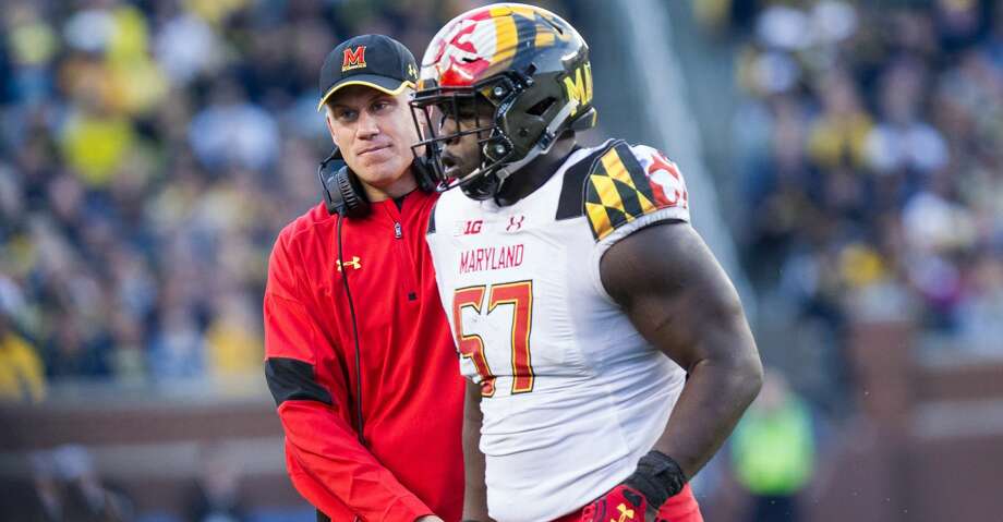 The Texans agreed to terms with former Maryland defensive lineman Kingsley Opara. Photo: Icon Sportswire/Icon Sportswire Via Getty Images
