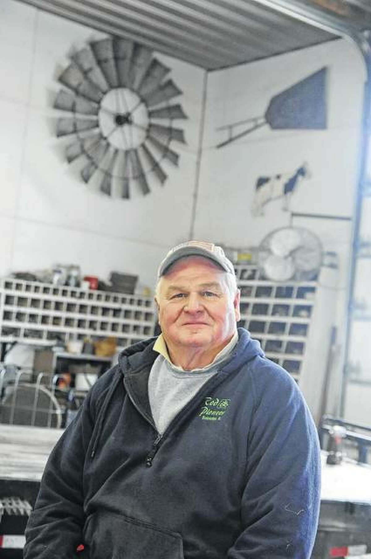 Master Farmer Jim Rapp of Princeton in his shop.