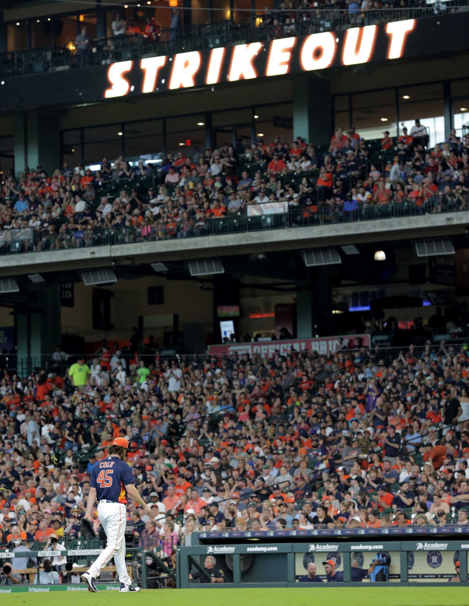 Young Houston Astros fan with rare disorder left in tears after being  scolded at game - ABC7 New York