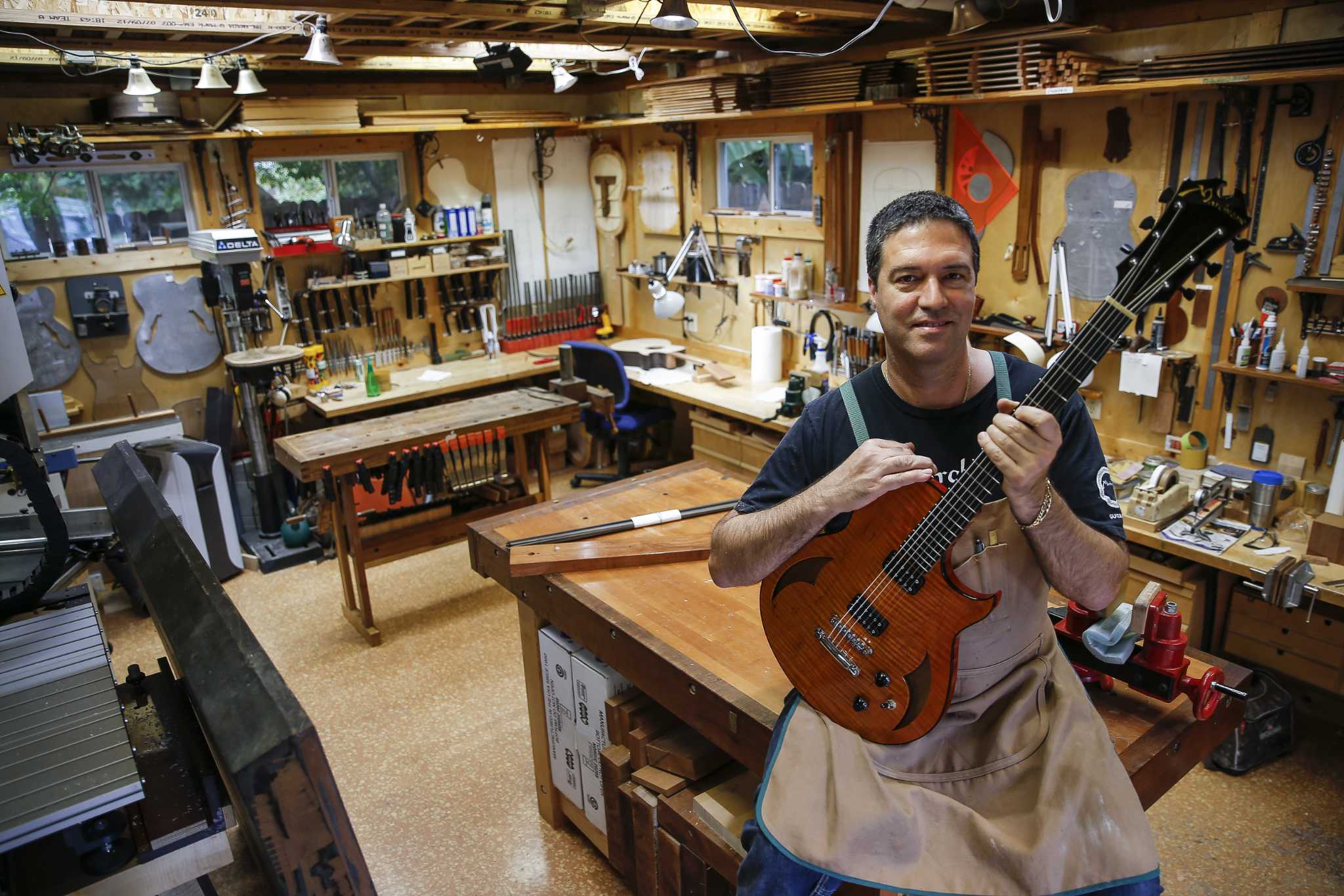 Houston guitar maker Marchione combines Old World craftsmanship