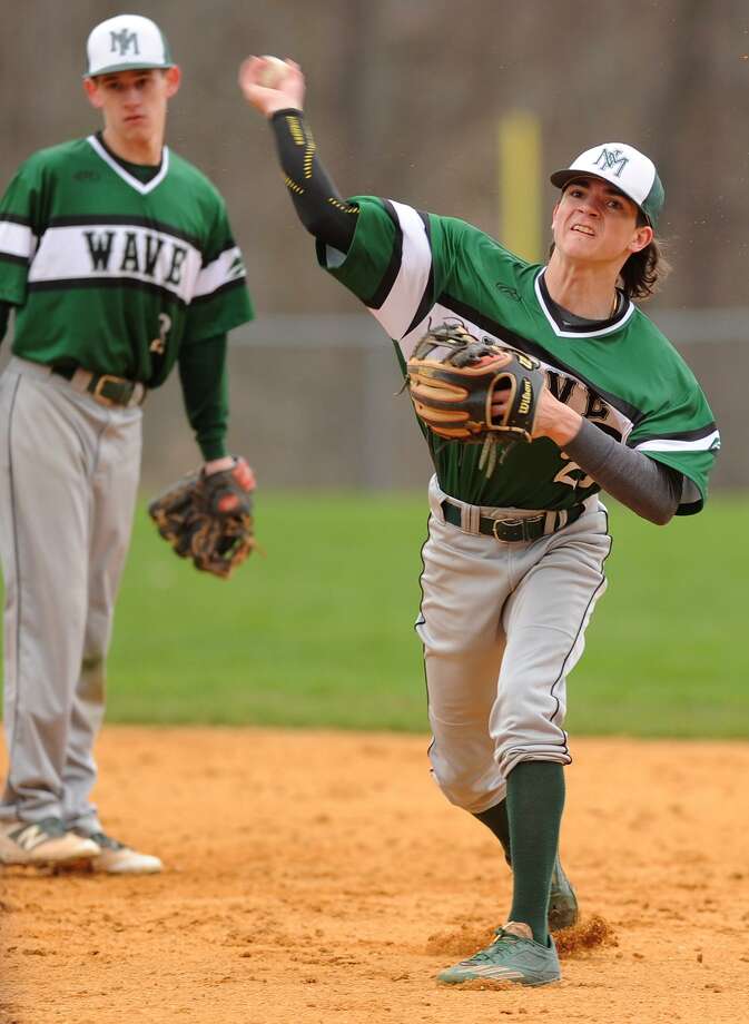 baseball: new milfords prahach shuts down masuk