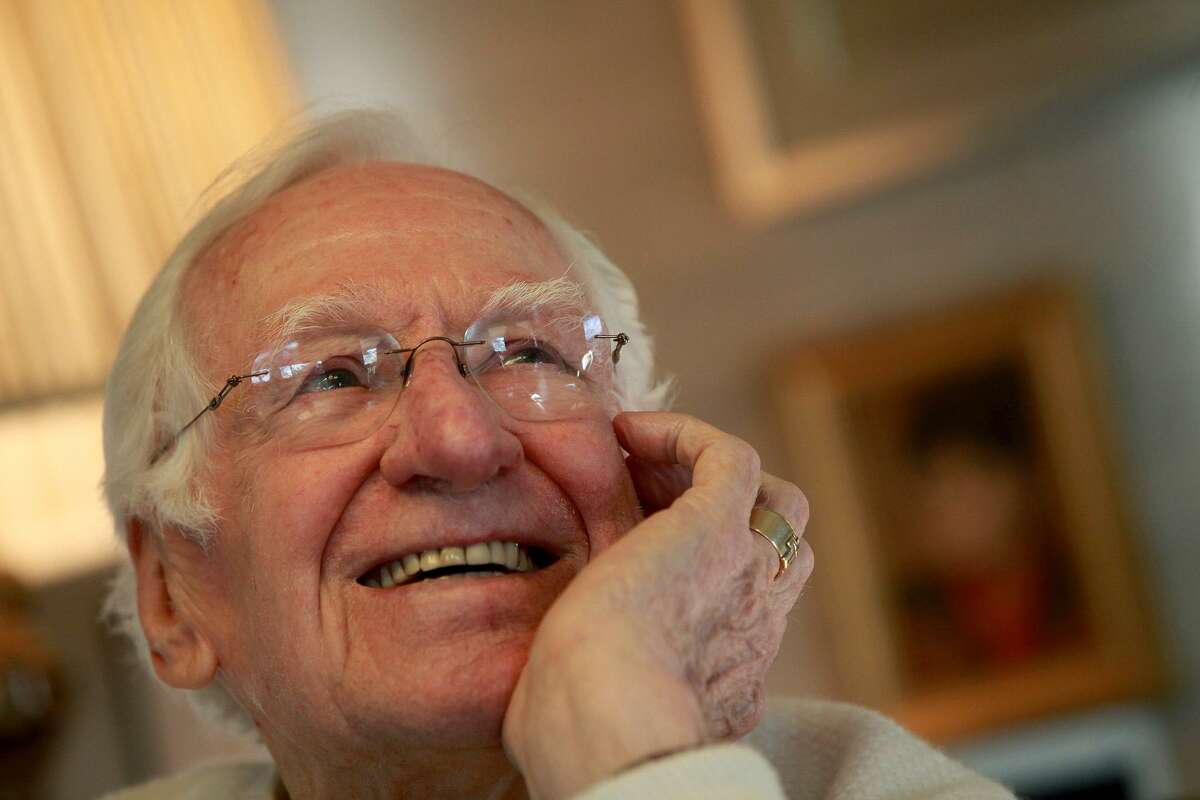 James Avery laughs in his Kerrville office in this 2011 photo. Avery, who started what would become a South Texas jewelry empire out of his mother-in-law’s garage in 1954, died Monday at 96.