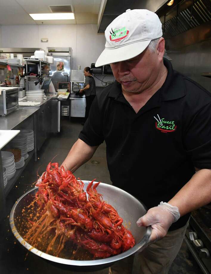 changin cajun: crawfish served with a twist
