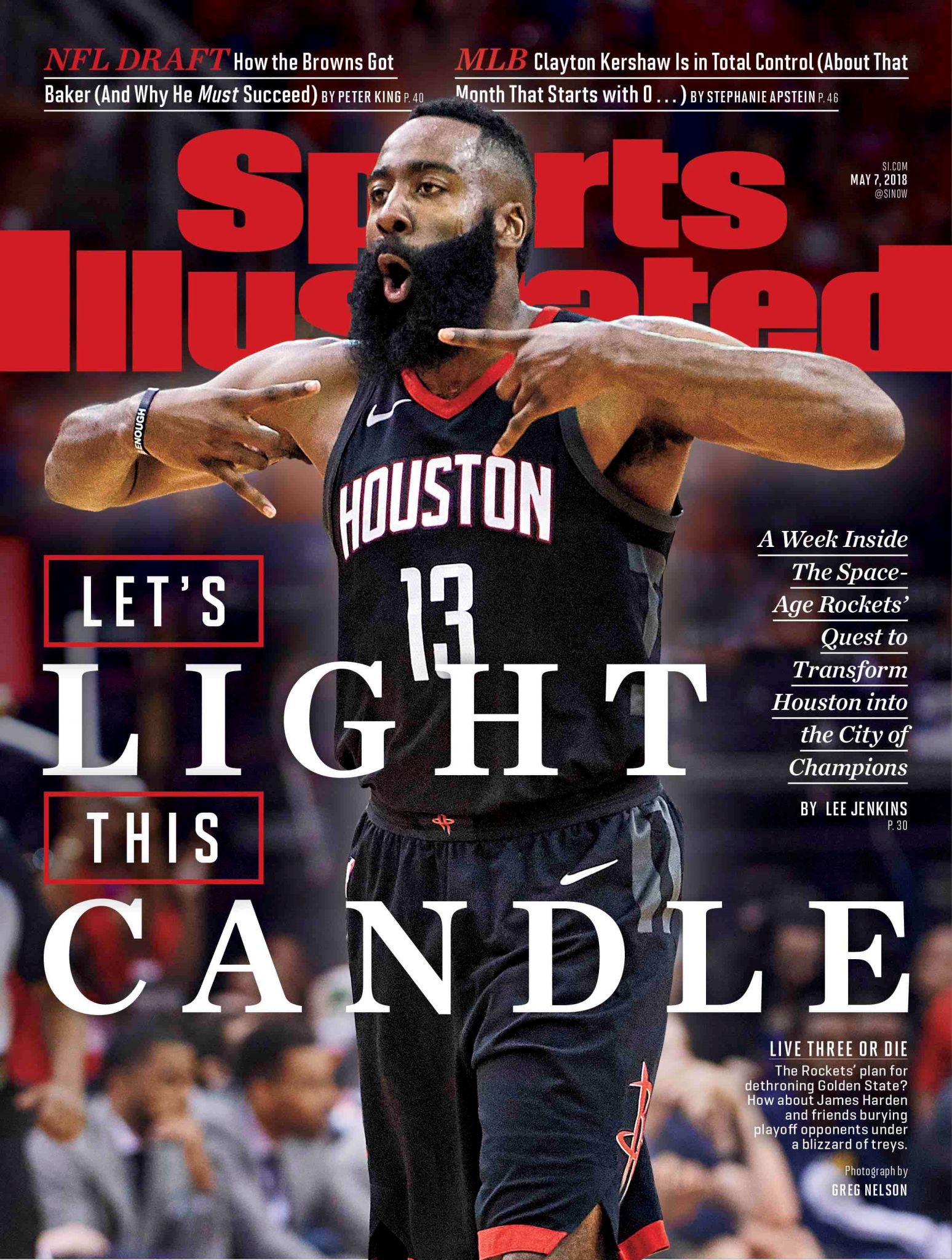 Rockets James Harden Joins Elite Company With Third Sports Illustrated Cover