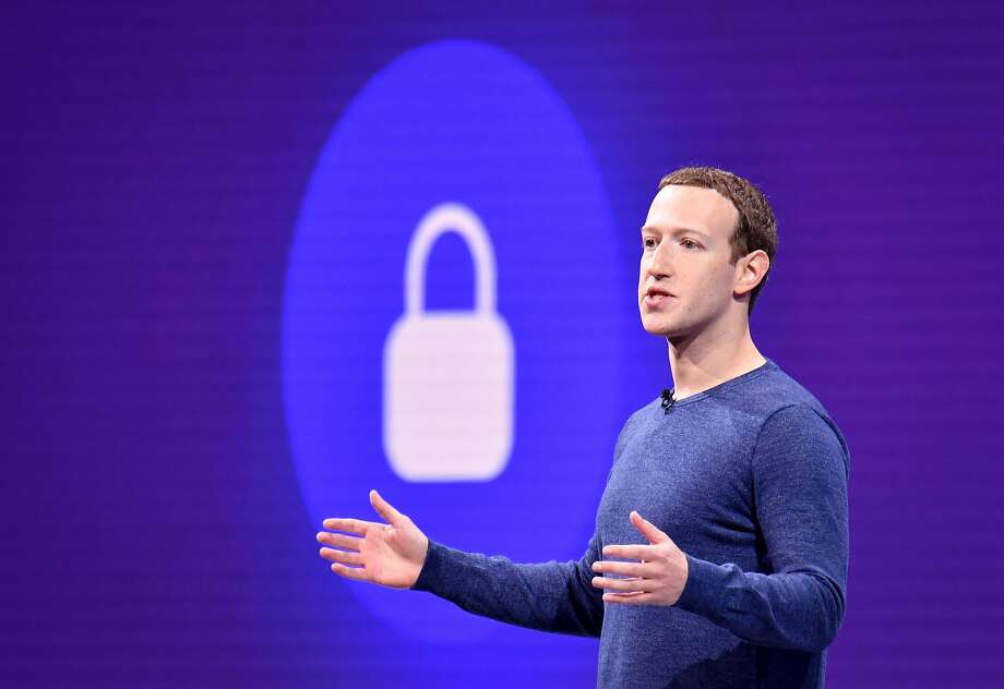 Facebook CEO Mark Zuckerberg speaks during the annual F8 summit at the San Jose McEnery Convention Center in San Jose, California on May 1, 2018. Facebook chief Mark Zuckerberg announced the world's largest social network will soon include a new dating feature -- while vowing to make privacy protection its top priority in the wake of the Cambridge Analytica scandal. / AFP PHOTO / JOSH EDELSONJOSH EDELSON/AFP/Getty Images Photo: JOSH EDELSON, AFP/Getty Images