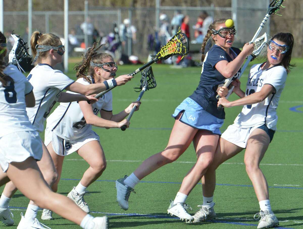 Girls lacrosse Wilton’s balance topples Staples’ youth