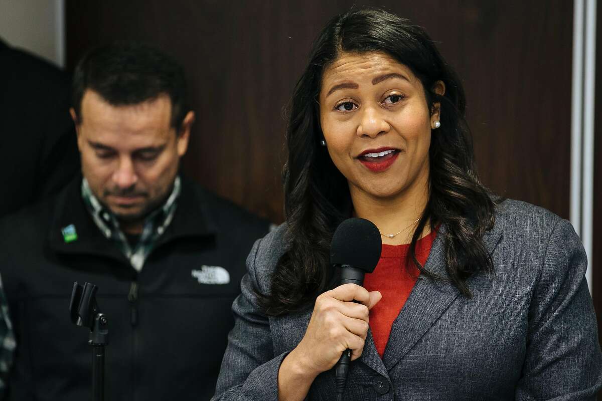 President of the San Francisco Board of Supervisors, London Breed, holds a press conference for plans to help mitigate activities for the annual 4/20 celebration at the Golden Gate Park in San Francisco, Calif., Tuesday, April 17, 2018.