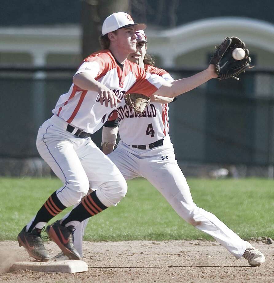 baseball: delucas no-hitter lifts ridgefield past new milford -