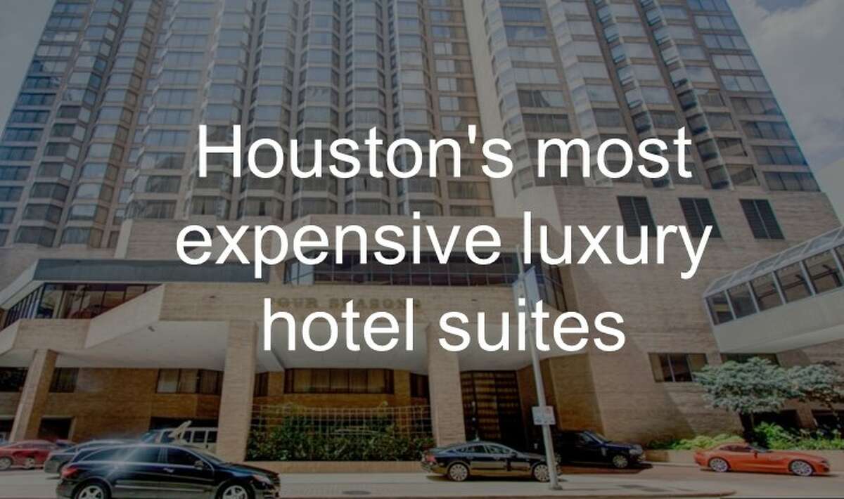 Scroll ahead to see some of Houston's most expensive luxury hotel suites.