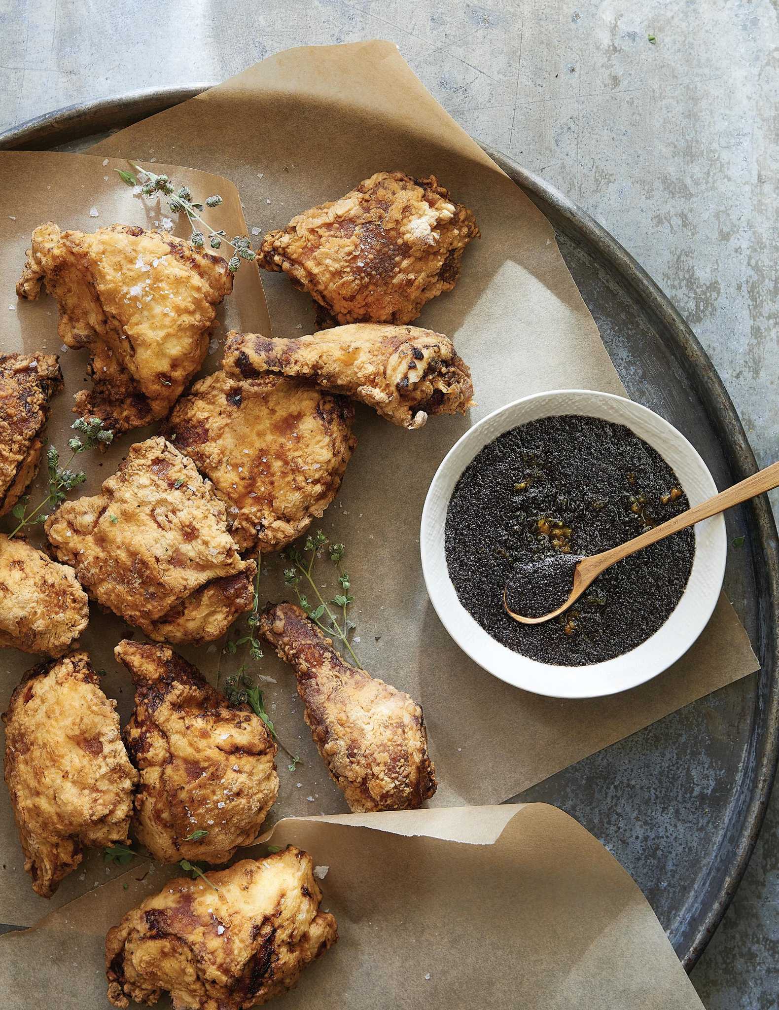 Recipe Joanna Gaines’ Fried Chicken with Sticky Poppy Seed Jam