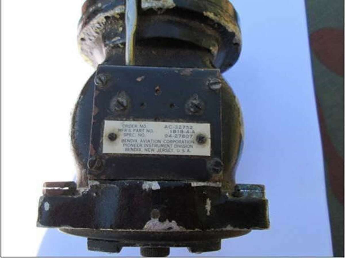 A compass from Victor Phelps' P-47D Thunderbolt, nicknamed "The Nittany Nipper." On Oct. 11, 1941, Phelps was shot by German air forces near an Italian farm close to the Gothic Line. He hid out in a farm until he was later captured and taken as a German prisoner of war. He was released on April 29, 1946 by Gen. George Patton's army. Joel Farr, Phelps' grandson, recently learned more about his grandfather's past from Italian preservationists via Facebook.