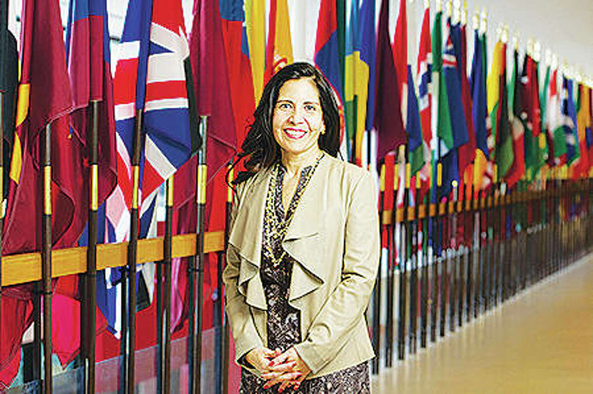 Silvia Torres Bowman, director of the International Trade Center at Southern Illinois University Edwardsville