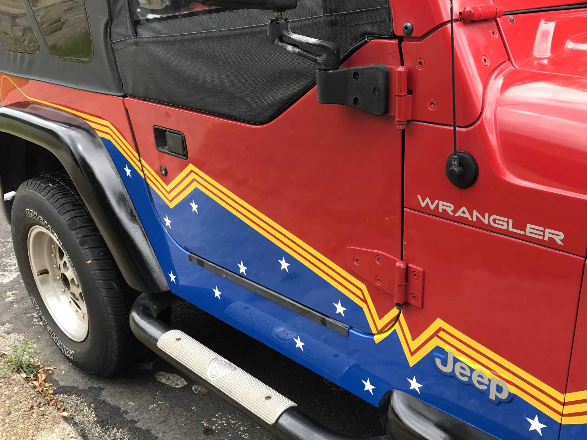 Wonder woman store jeep wrangler