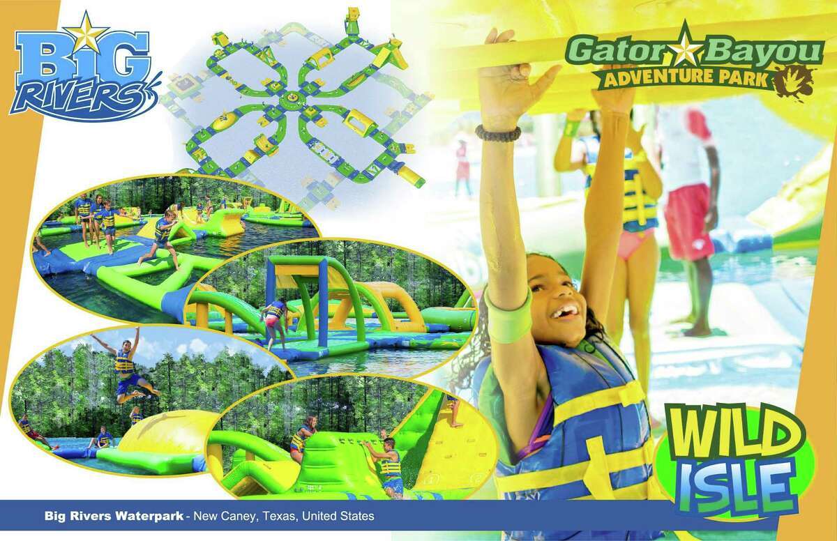Big Rivers Waterpark and Gator Bayou Adventure Park are planned to be built next to each other in New Caney, Texas on SH 242 as part of the Grand Texas theme park.