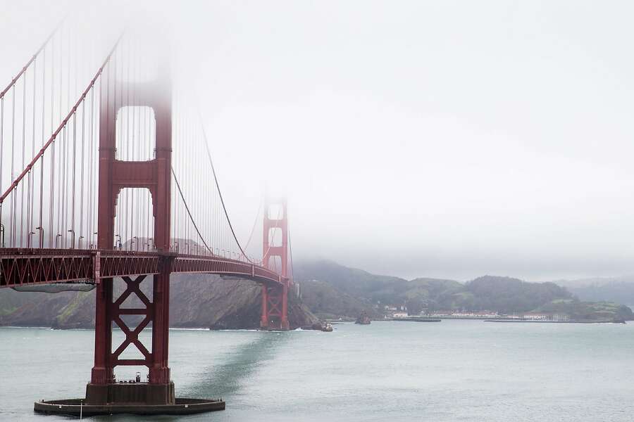 Dense Fog Spurs Traffic Advisory On Golden Gate Bridge