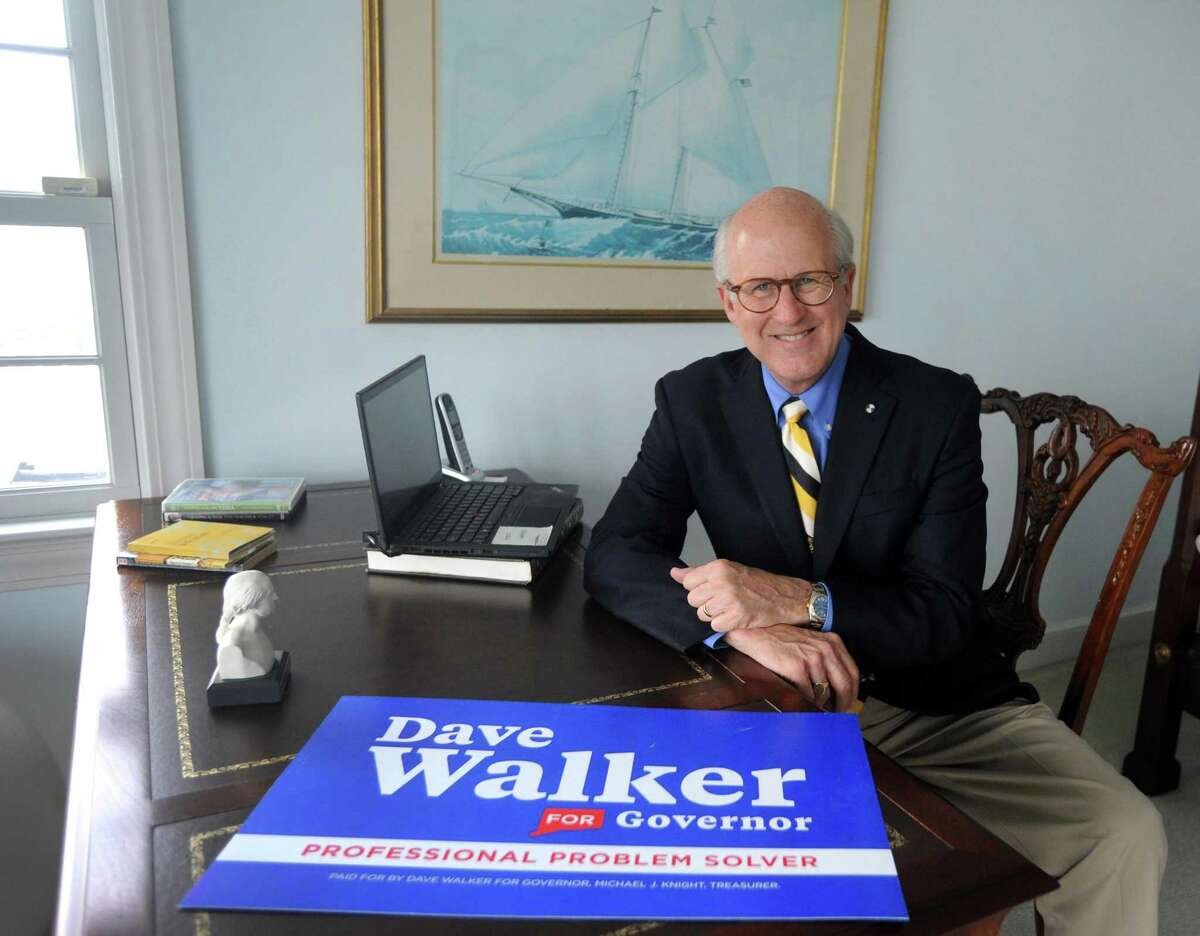 Dave Walker, a Republican candidate for governor in his Balck Rock home in Bridgeport, Conn. on Friday, May, 4, 2018.