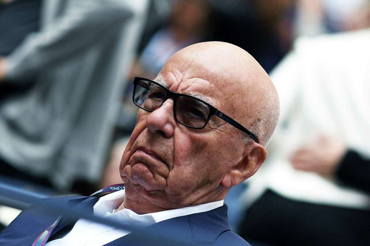 Rupert Murdoch arrives at the 2017 U.S. Open Men’s Singles final match in New York in September. His friend and consultant Irwin Stelzer wrote “The Murdoch Method.”