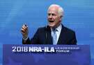 U.S. Sen. John Cornyn (R-TX) speaks at the NRA-ILA Leadership Forum during the NRA Annual Meeting & Exhibits at the Kay Bailey Hutchison Convention Center on May 4, 2018 in Dallas. The National Rifle Association's annual meeting and exhibit runs through Sunday.