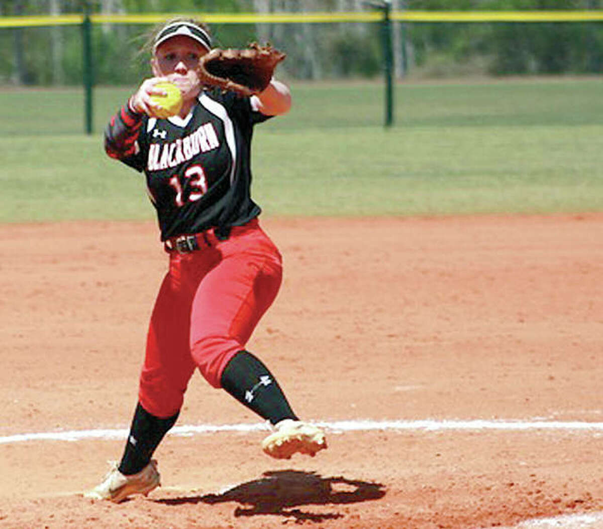 DOUBLE TROUBLE Carlinville grad Baylee Hughes earns SLIAC honors at Blackburn