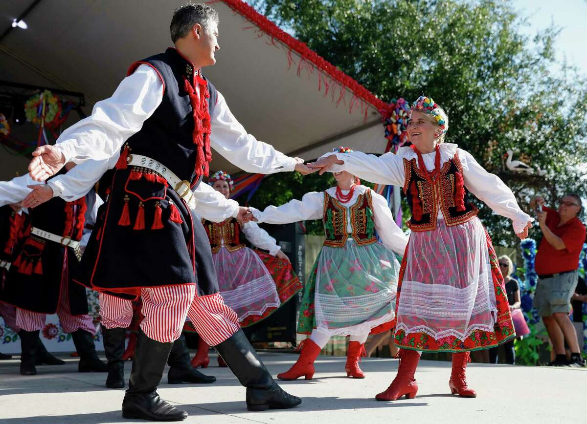 Dancers perform during the Houston Polish Festival at Our Lady of Czestochowa Parish in Houston, TX on Saturday, May 5, 2018.